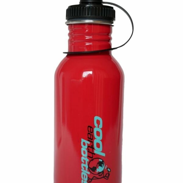 Steel Water Bottle 500ml Red