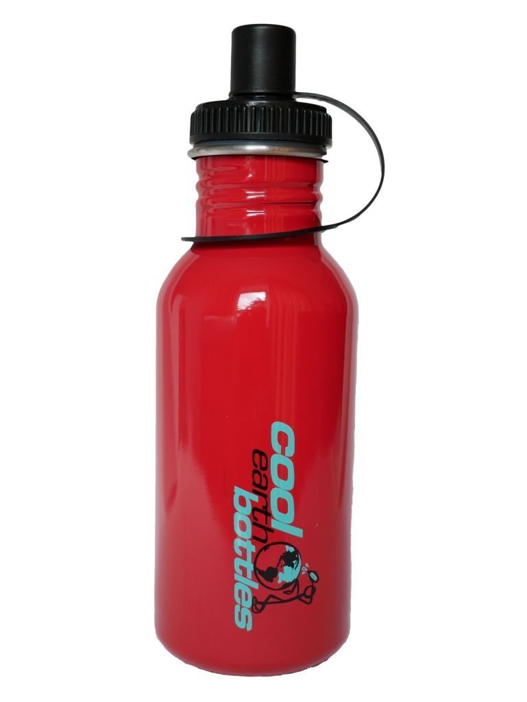 Steel Water Bottle 500ml Red