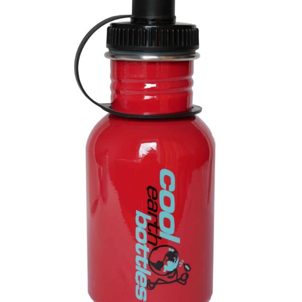 Steel Water Bottle 350ml Red
