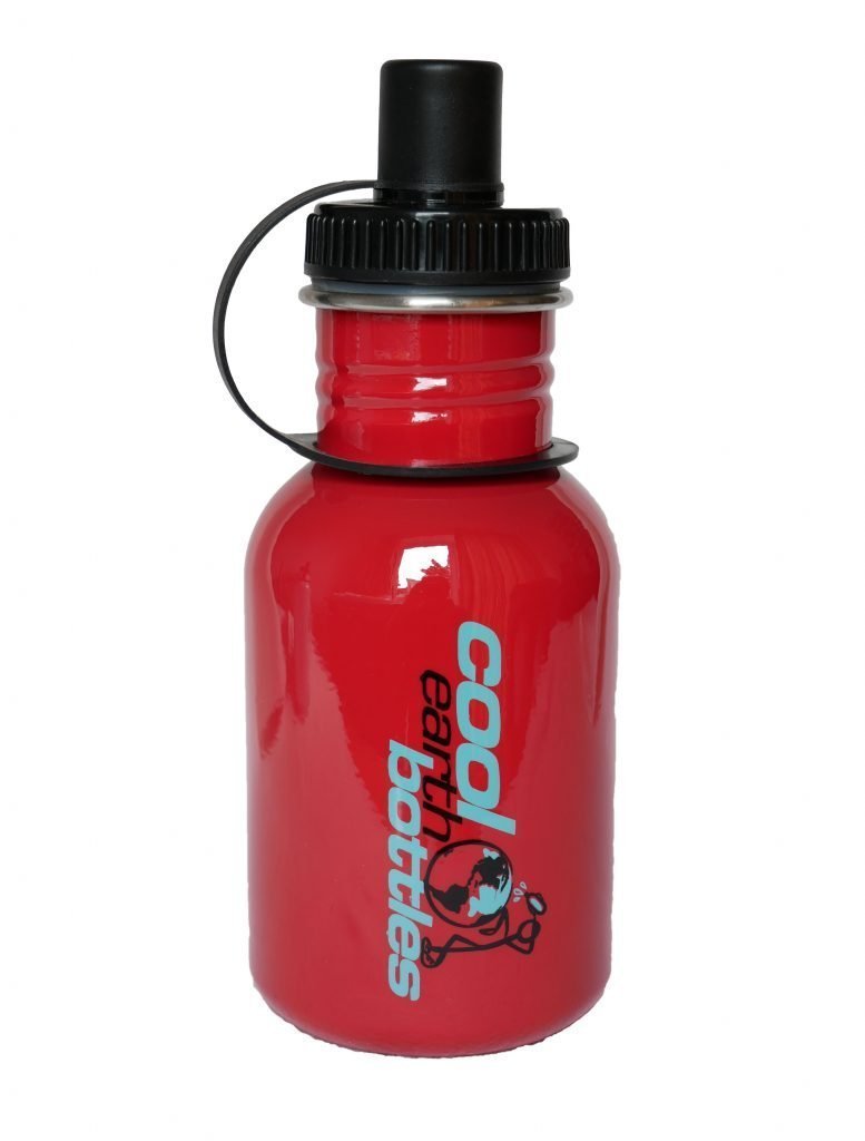 Steel Water Bottle Red 350ml